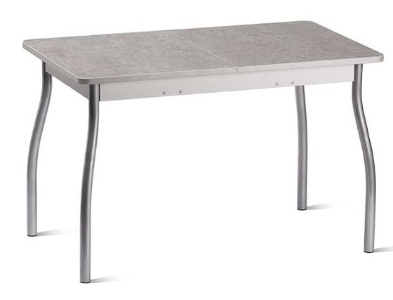 Кухонный стол Орион.4 1200, Пластик Урбан серый/Металлик в Копейске - изображение