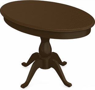 Обеденный раздвижной стол Фабрицио-1 исп. Эллипс, Тон 4 Покраска + патина с прорисовкой (на столешнице) в Копейске