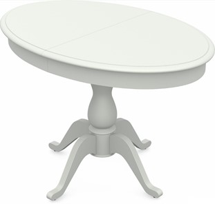 Кухонный раздвижной стол Фабрицио-1 исп. Эллипс, Тон 9 Покраска + патина с прорисовкой (на столешнице) в Миассе