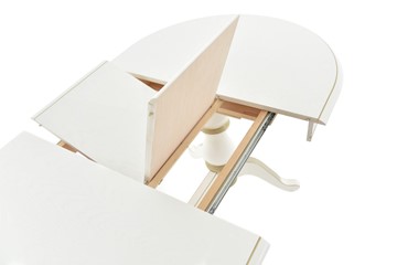 Кухонный раздвижной стол Фабрицио-2 исп. Овал 1200, Тон 4 (Морилка/Эмаль) в Челябинске - предосмотр 3