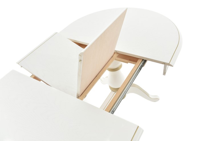 Кухонный раздвижной стол Фабрицио-2 исп. Овал 1200, Тон 4 (Морилка/Эмаль) в Челябинске - изображение 3