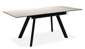 Кухонный стол раскладной Бордо 3CQ 180х95 (Oxide Avorio/Графит) в Миассе - предосмотр 1