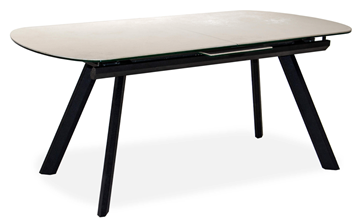 Керамический кухонный стол Шамони 3CQ 180х95 (Oxide Avorio/Графит) в Миассе