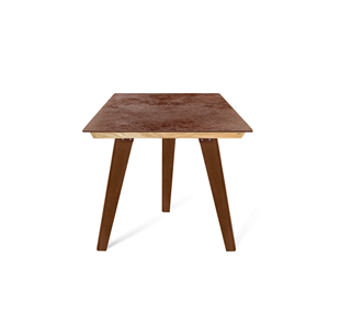 Керамический обеденный стол SHT-TU16 (3 шт.)/ТT8 60/60 (темный орех/прозрачный лак/коричневая сепия) в Копейске