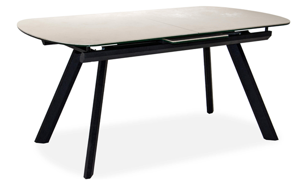 Кухонный раскладной стол Шамони 2CQ 160х90 (Oxide Avorio/Графит) в Миассе - изображение