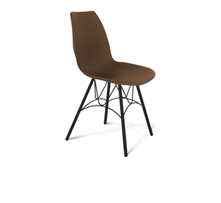 Кухонный стул SHT-ST29/S100 (коричневый ral 8014/черный муар) в Миассе