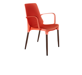 Обеденный стул SHT-ST76/S424-С (красный/коричневый муар) в Челябинске