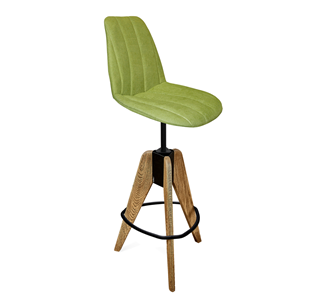 Барный стул SHT-ST29-C1/S92 (оливковый/брашированный коричневый/черный муар) в Копейске