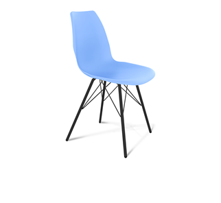 Обеденный стул SHT-ST29/S37 (голубой pan 278/черный муар) в Копейске