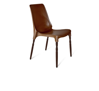 Обеденный стул SHT-ST75/S424-F (коричневый/коричневый муар) в Миассе