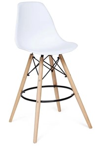 Барный стул Cindy Bar Chair (mod. 80) 46х55х106 белый арт.12656 в Челябинске