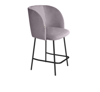 Полубарный стул SHT-ST33 / SHT-S29P-1 (сиреневая орхидея/черный муар) в Челябинске - предосмотр