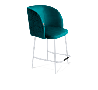 Полубарный стул SHT-ST33-1 / SHT-S29P-1 (альпийский бирюзовый/хром лак) в Копейске