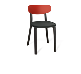 Обеденный стул SHT-ST85-2/SB85-2/S85 (красный/черный/черный) в Магнитогорске