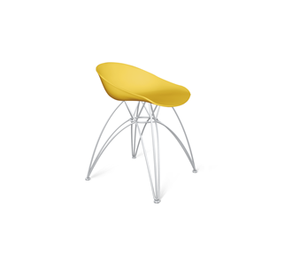 Обеденный стул SHT-ST19/S112 (желтый/хром лак) в Копейске