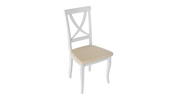 Обеденный стул Лион 2 (Белый матовый/тк № 108) в Магнитогорске