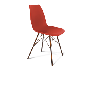 Обеденный стул SHT-ST29/S37 (красный ral 3020/медный металлик) в Магнитогорске