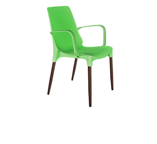 Обеденный стул SHT-ST76/S424-С (зеленый/коричневый муар) в Копейске