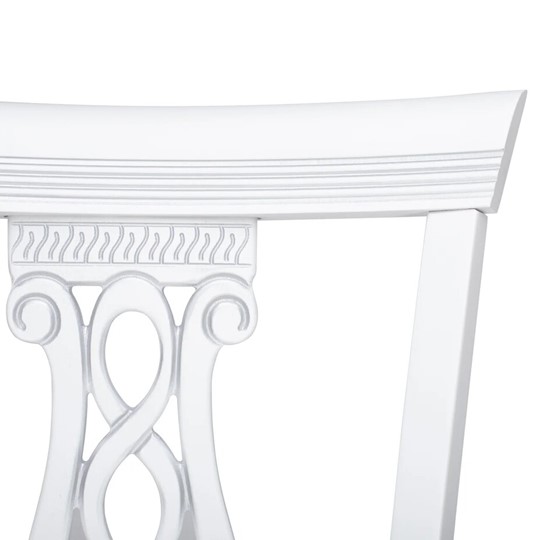 Кухонный стул Leset Юта (Белый 9003 + патина серебро) в Челябинске - изображение 3