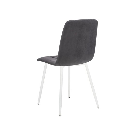 Обеденный стул Leset Скай (Металл белый/велюр графит) в Копейске - изображение 3