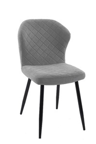 Обеденный стул 239, микровелюр B22 grey, ножки черные в Магнитогорске
