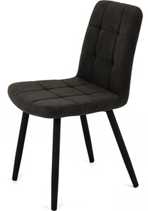 Кухонный стул Абсент NEW, ноги черные круглые XL (R32)/велюр T190 Горький шоколад в Челябинске - предосмотр