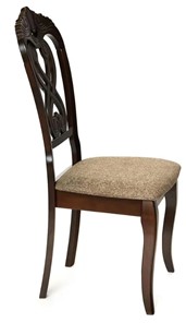 Кухонный стул Андромеда, дерево гевея 47х55х107 Cappuchino/ткань коричневая S 168-7 арт.19543 в Челябинске - предосмотр 1