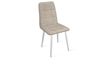 Обеденный стул Аспен К1С (Белый матовый/Микровелюр Duna Brilliant) в Магнитогорске