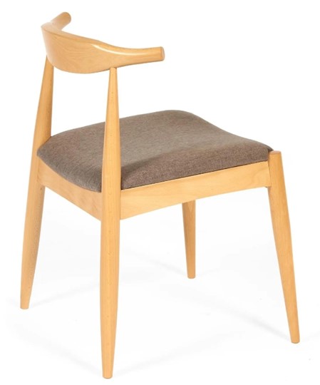 Обеденный стул BULL бук/ткань 54,5x54x75 Натуральный арт.19586 в Копейске - изображение 1
