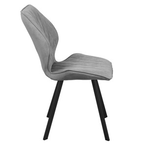 Мягкий стул в кухню Челси СРП-038 серый/черный в Челябинске - предосмотр 6