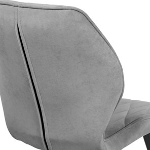 Мягкий стул в кухню Челси СРП-038 серый/черный в Челябинске - предосмотр 7