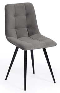 Обеденный стул CHILLY (mod. 7095-1) 45х53х88 серый barkhat 26/черный арт.17293 в Миассе
