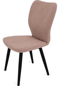 Обеденный стул Чинзано (Пудровый Т181/ноги черные) в Миассе