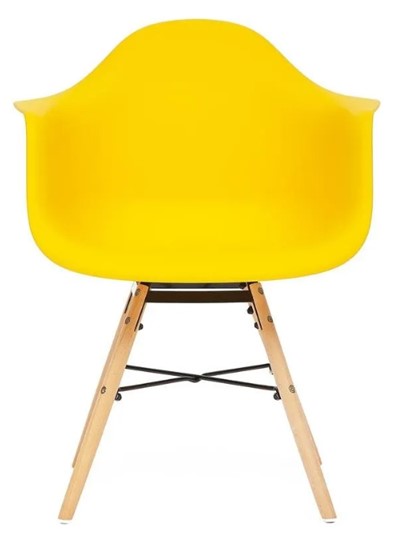 Кресло CINDY (EAMES) (mod. 919) 60х62х79 желтый арт.19048 в Челябинске - изображение 1