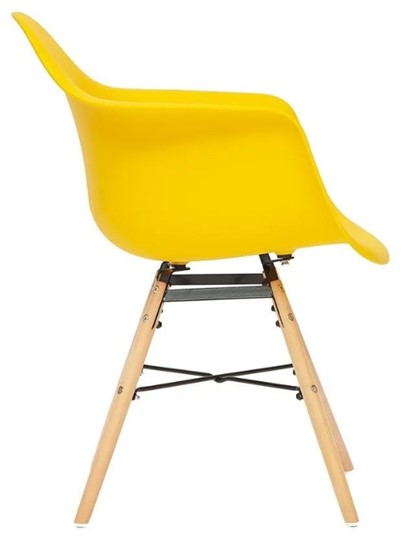 Кресло CINDY (EAMES) (mod. 919) 60х62х79 желтый арт.19048 в Челябинске - изображение 2