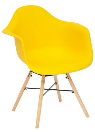 Кресло CINDY (EAMES) (mod. 919) 60х62х79 желтый арт.19048 в Челябинске - изображение
