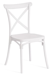 Кухонный стул CROSS (mod. PL24) 48х58х89 White (белый) 11954 арт.20052 в Златоусте