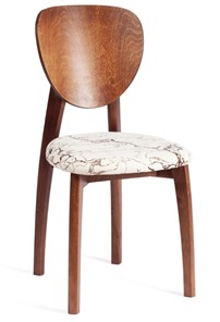 Обеденный стул Diamante, мягкое сидение бук, 42х42х85, коричневый/ткань Крекс Айвори арт.20081 в Магнитогорске