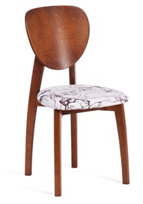 Обеденный стул Diamante, мягкое сидение бук, 42х42х85, коричневый/ткань Крекс Милк арт.14124 в Челябинске - предосмотр
