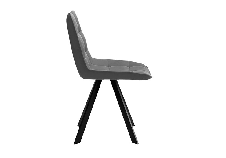 Обеденный стул DikLine 229 поворотный, B28 ANTRACITE, ножки черные в Копейске - изображение 2