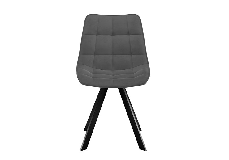 Обеденный стул DikLine 229 поворотный, B28 ANTRACITE, ножки черные в Копейске - изображение 3