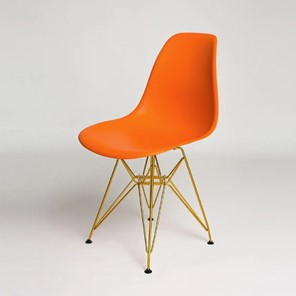 Кухонный стул DSL 110 Gold (оранжевый) в Копейске