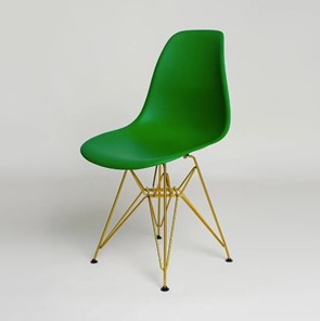 Кухонный стул DSL 110 Gold (зеленый) в Копейске