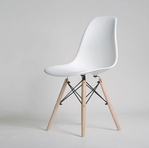 Обеденный стул DSL 110 Wood (белый) в Златоусте
