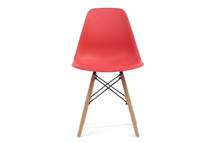 Обеденный стул DSL 110 Wood (красный) в Миассе - изображение 2