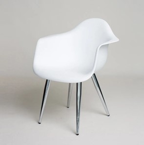 Обеденный стул DSL 330 Milan (Белый) в Златоусте