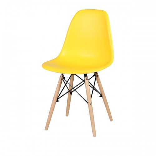 Дизайнерский стул EAMES DSW WX-503 PP-пластик желтый в Миассе - изображение 9