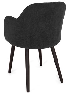 Обеденный стул Эспрессо-1, ноги черные круглые XXL (R38)/велюр T190 Горький шоколад в Челябинске - предосмотр 4