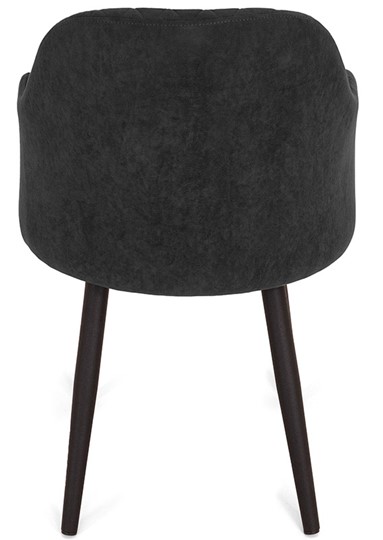 Обеденный стул Эспрессо-1, ноги черные круглые XXL (R38)/велюр T190 Горький шоколад в Челябинске - изображение 5