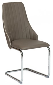 Кухонный стул FRATELLI (mod.8415) 44х62х97 пепельно-коричневый (окантовка слон.кость) в Миассе